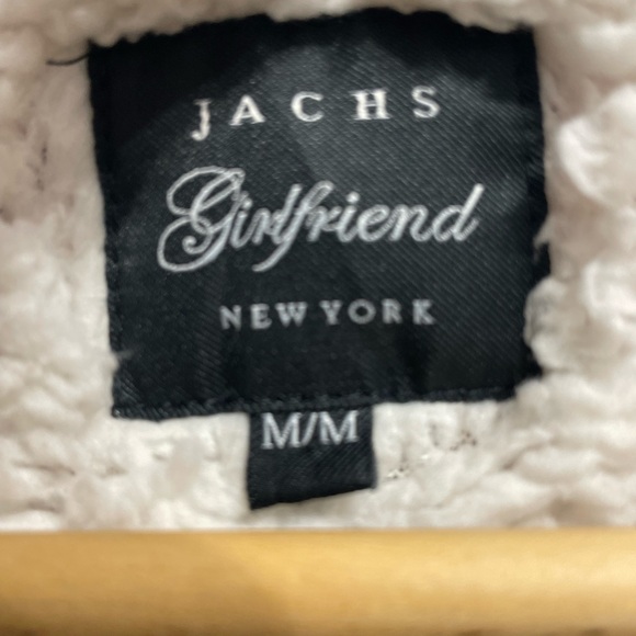 Jachs Girlfriend NY Womens Sherpa Fleece Cardigan Jacket Cabincore Plaid Medium - Picture 6 of 10